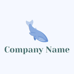 Blue whale on a Alice Blue background - Animaux & Animaux de compagnie