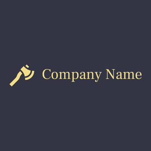 Axe logo on a Black Rock background - Bouw & Gereedschap
