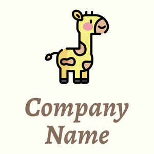 Giraffe on a Ivory background - Tiere & Haustiere