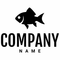 minimalist fish logo - Animales & Animales de compañía