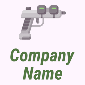 Laser gun logo on a lavender background - Spiele & Freizeit