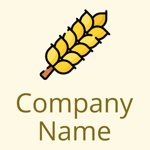 Wheat logo on a Corn Silk background - Agricoltura
