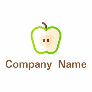 Papaya Whip Green apple on a White background - Landbouw