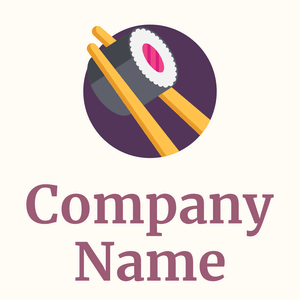 Baguettes Sushi logo on a Floral White background - Alimentos & Bebidas
