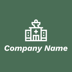 Mortuary logo on a Como background - Medical & Farmacia
