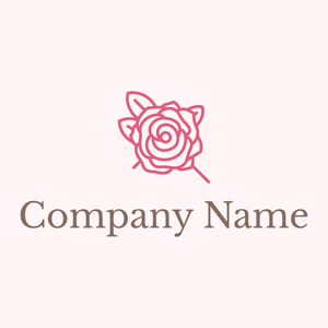 Rose logo on a Lavender Blush background - Citas