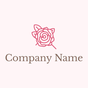 Rose logo on a Lavender Blush background - Computer