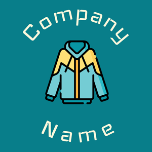 Jacket logo on a Dark Cyan background - Mode & Beauté