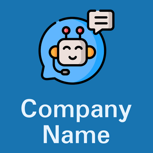 Bot logo on a Denim background - Empresa & Consultantes