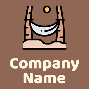 Hammock logo on a Leather background - Reise & Hotel