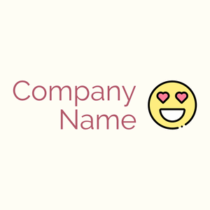 In love logo on a Ivory background - Abstrait