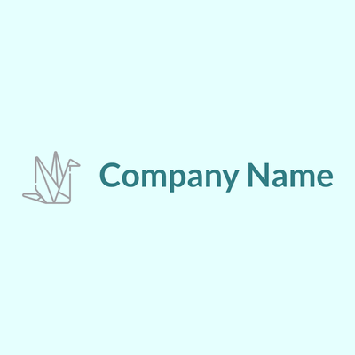 Origami logo on a Light Cyan background - Rencontre