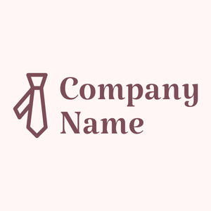 Lined Tie logo on a Snow background - Mode & Beauté