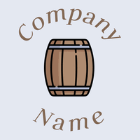 Barrel on a Hawkes Blue background - Alimentos & Bebidas