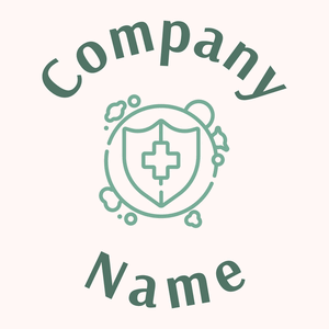 Immune system logo on a Snow background - Medizin & Pharmazeutik