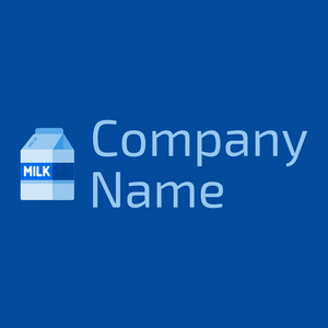 Milk logo on a Cobalt background - Agricultura