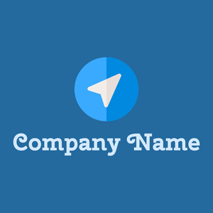 Navigator logo on a Lochmara background - Computadores