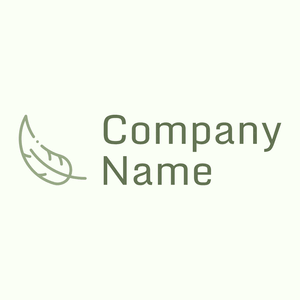 Feather logo on a Ivory background - Abstract