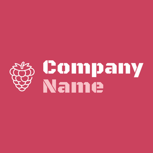 Raspberry logo on a Mandy background - Comida & Bebida