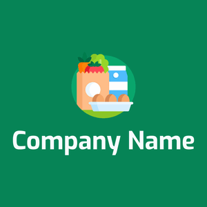 Ingredients logo on a Tropical Rain Forest background - Comida & Bebida