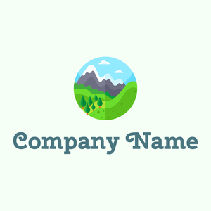 Mountains on a Honeydew background - Milieu & Ecologie