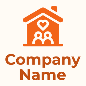 Orphan logo on a Floral White background - Niños & Guardería