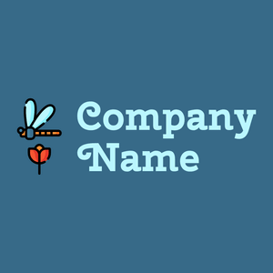 Dragonfly logo on a Astral background - Animales & Animales de compañía
