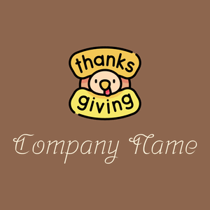 Thanksgiving logo on a Leather background - Sommario