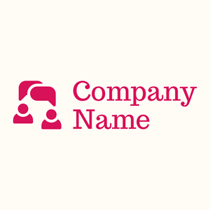 Filled Conversation logo on a Floral White background - Zakelijk & Consulting