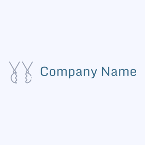 Necklace logo on a Ghost White background - Moda & Bellezza