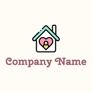 Heart Orphanage logo on a Floral White background - Bambini & Infanzia