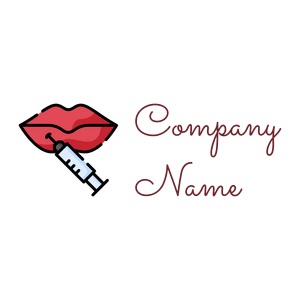 Lip augmentation logo on a White background - Moda & Belleza