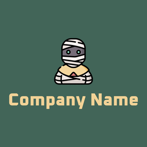 Mummy logo on a Stromboli background - Abstrato