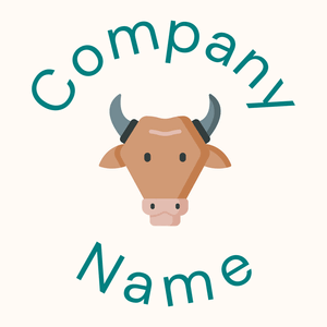 Feldspar Bull on a Seashell background - Animali & Cuccioli