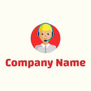 Red Orange Operator on a Ivory background - Entreprise & Consultant