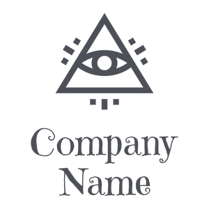 Occult symbols logo on a White background - Abstrait