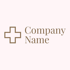 Cross logo on a Lavender Blush background - Abstracto