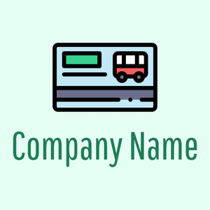 Bus Card logo on a green background - Automobiles & Vehículos