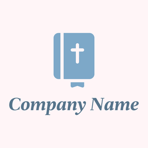 Bible on a Lavender Blush background - Religión