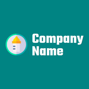 Lactation logo on a Teal background - Crianças & Cuidados