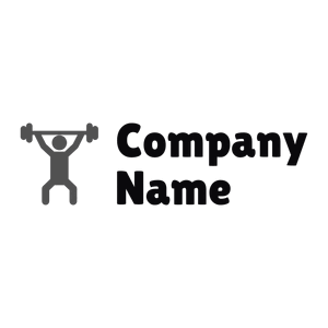 Weightlifting logo on a White background - Caridade & Empresas Sem Fins Lucrativos