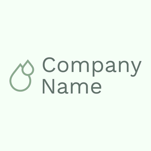 Oil logo on a Honeydew background - Abstracto