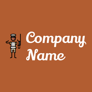 Navy on a Fiery Orange background - Seguridad