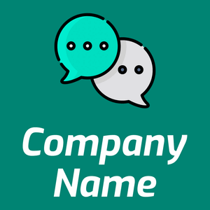 Chat logo on a Surfie Green background - Negócios & Consultoria