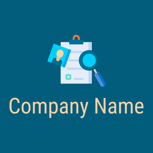 Investigation logo on a Blue Lagoon background - Beveiliging