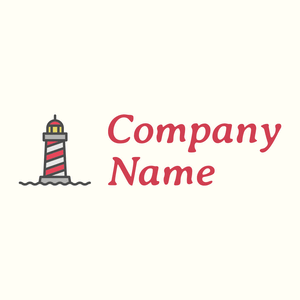 Lighthouse logo on a Ivory background - Domaine de l'architechture