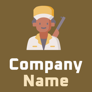 Hunter logo on a brown background - Sport