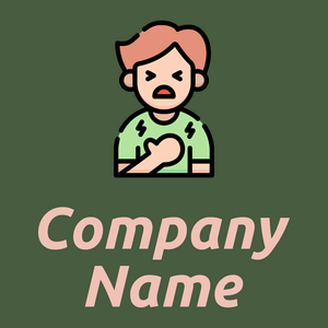 Chest pain or pressure logo on a Tom Thumb background - Hospital & Farmácia