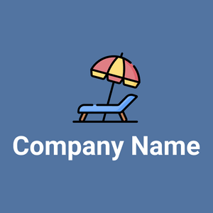 Sunbed logo on a San Marino background - Voyage & Hotel