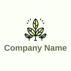 Growing plant on a Ivory background - Landwirtschaft